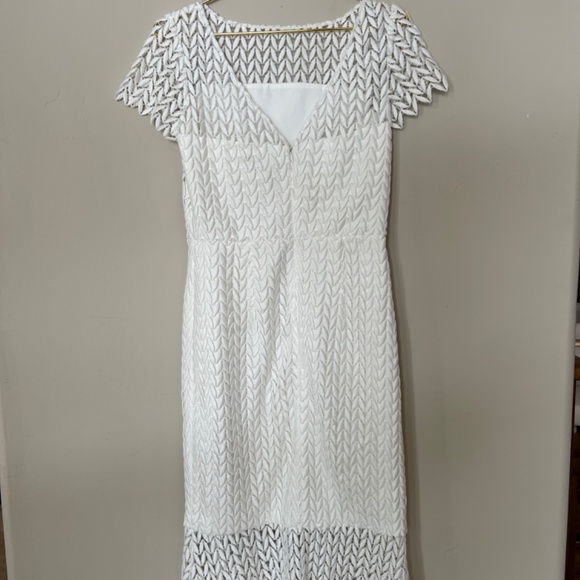 Kay Unger Tatum Embroidered Midi Dress - Picture 8 of 8